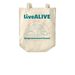 liveALIVE Empowerment Event, a Natural Over-the-Shoulder Shopping Tote Bag