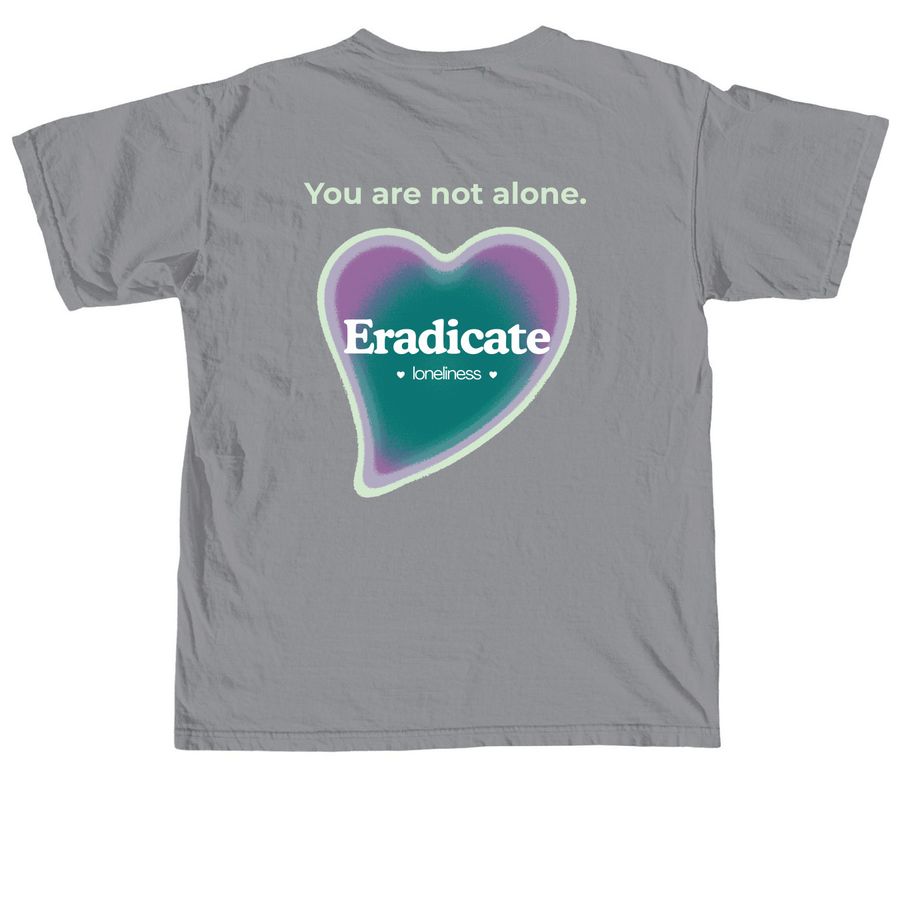 OOD Shirt 2.0, a Granite Comfort Colors Unisex Tee (back-view)