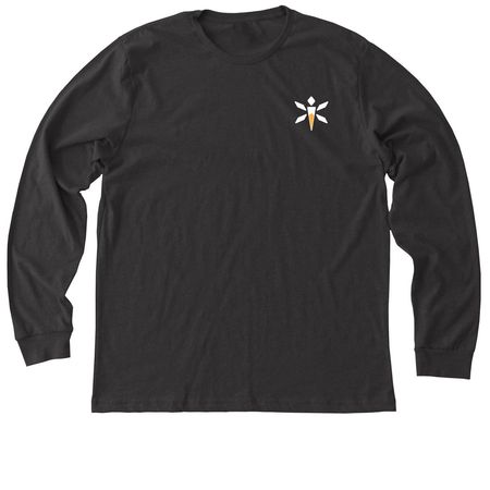 iGLOW, a Dark Grey Heather Premium Long Sleeve Tee