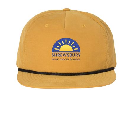 SMS Hat&nbsp;, a Biscuit/ Black Printed Umpqua Snapback Cap