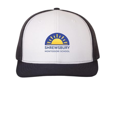 SMS Hat&nbsp;, a White/ Navy Printed Snapback Trucker Cap