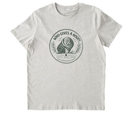 Who Gives a Hoot?, a Eco Heather Stanley/Stella Unisex Crafter Tee