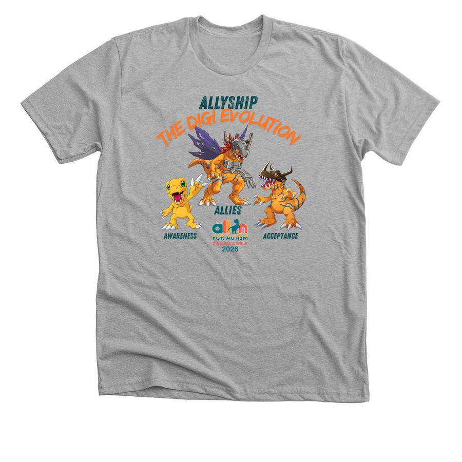 Ally Evolution, a Athletic Heather Premium Unisex Tee