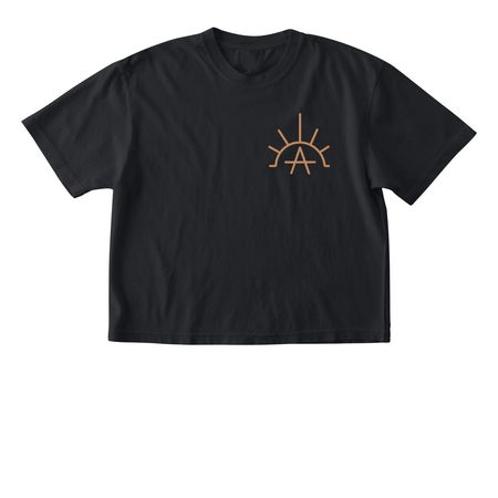 Atalla Ranch Apparel&nbsp;, a Black Comfort Colors Boxy Tee (back-view)