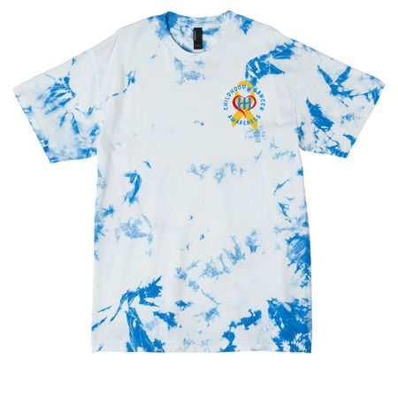 Pediatric Cancer Doesn't End in September, a True Royal Crystal Tie Dye Tee