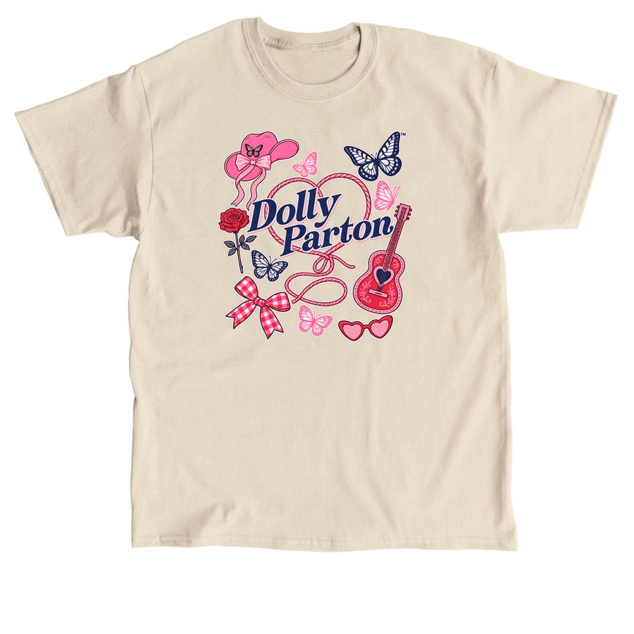 Adult Dolly Parton Icons Graphic Tee, a Sand Classic Unisex Tee