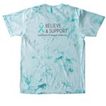 Sexual Assault Awareness Month, a Sea Glass Comfort Colors Colorblast Tee (back-view)