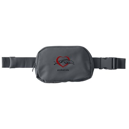 Greyheart Swag!, a Storm Grey Matte Hip Pack