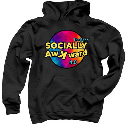 Socially Awkward 4.0 Merch, a Black Pullover Hoodie