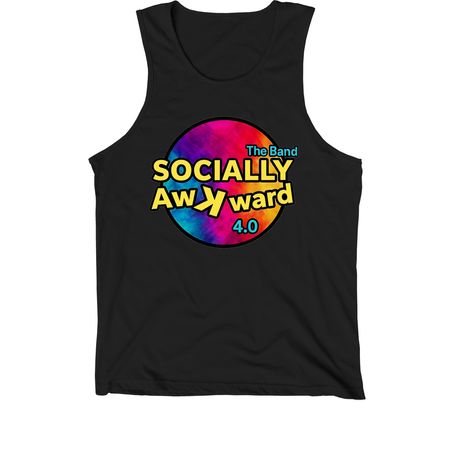 Socially Awkward 4.0 Merch, a Black Premium Cotton Tank