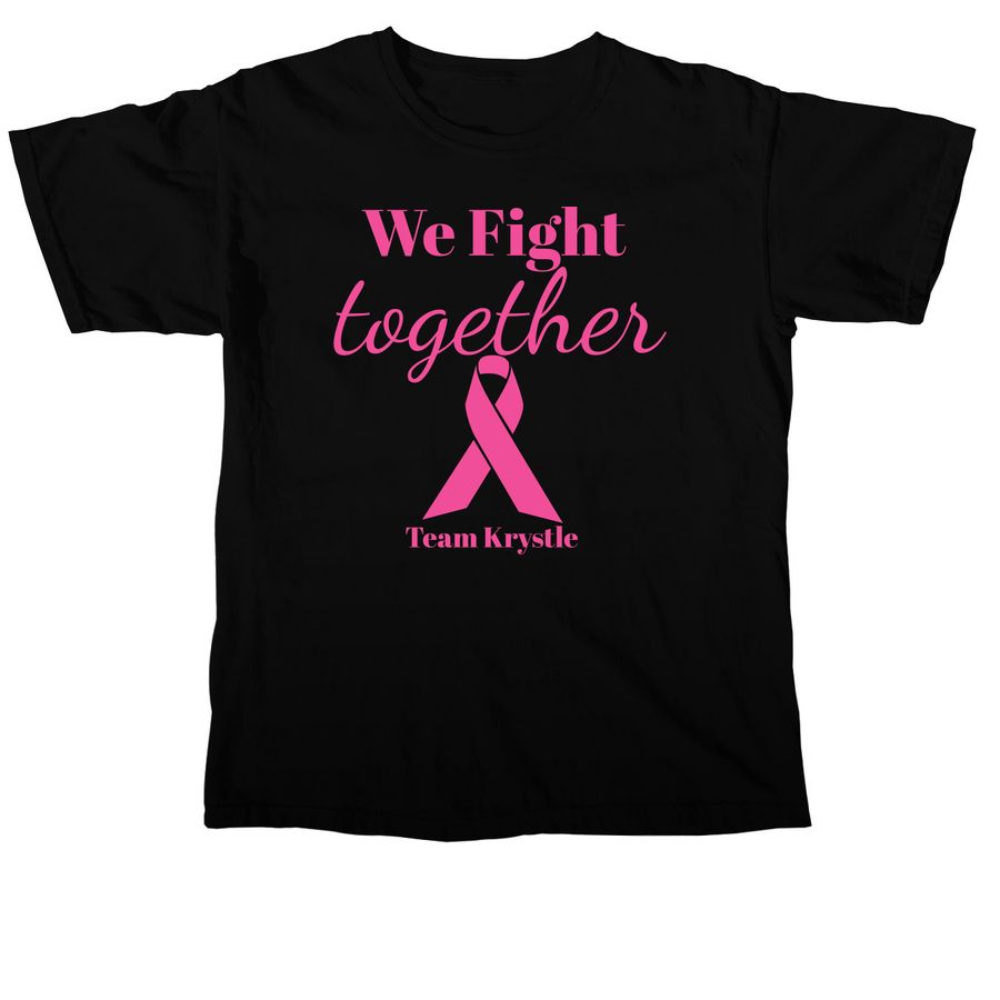 Krystle's fight, a Black Comfort Colors Unisex Tee