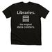 Data Centers? Try a book., a Black Heather Premium Unisex Tee