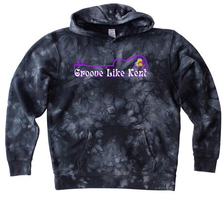 Groove Like Kent Memorial Scholarship, a Black Youth Tie Dye Pullover Hoodie