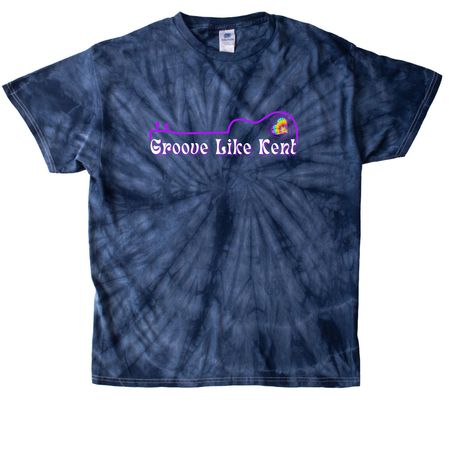 Groove Like Kent Memorial Scholarship, a Navy Classic Tie Dye Tee