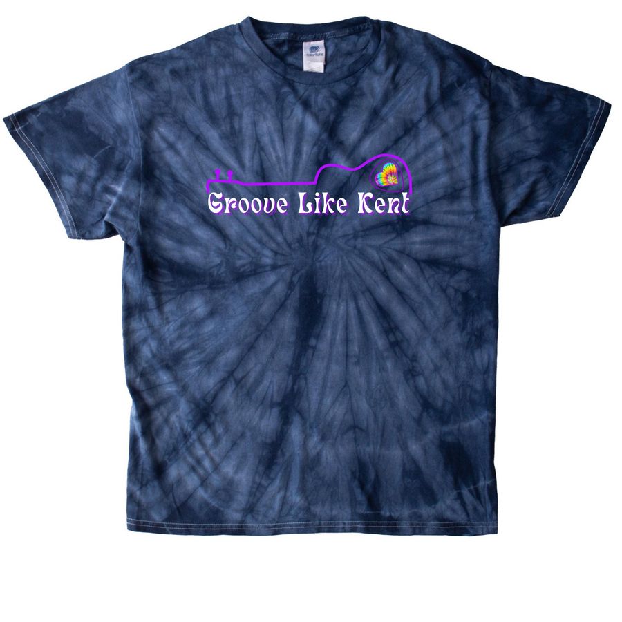 Groove Like Kent Memorial Scholarship, a Navy Classic Tie Dye Tee