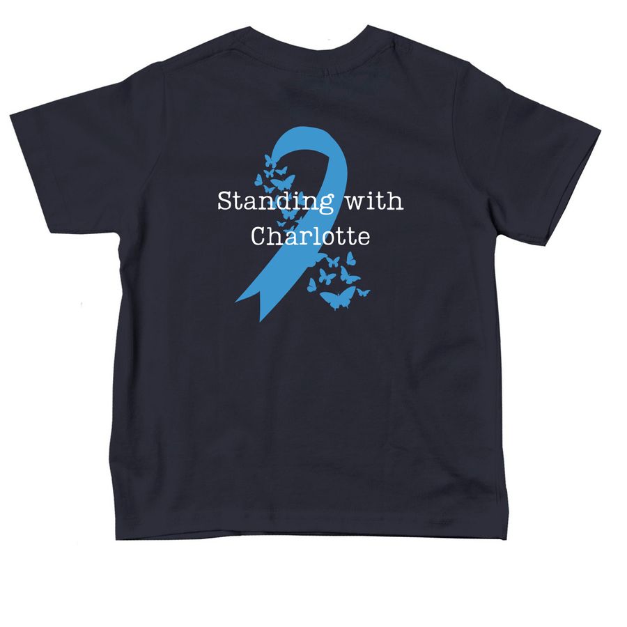 Breakthrough T1D Walk Fundraiser, a Navy Toddler Tee (back-view)