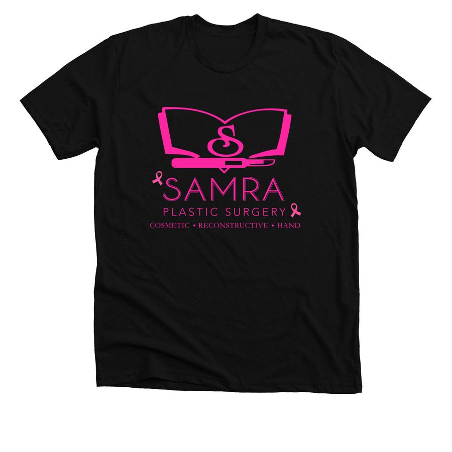 Samra Plastic Surgery Fundraising, a Solid Black Blend Premium Unisex Tee