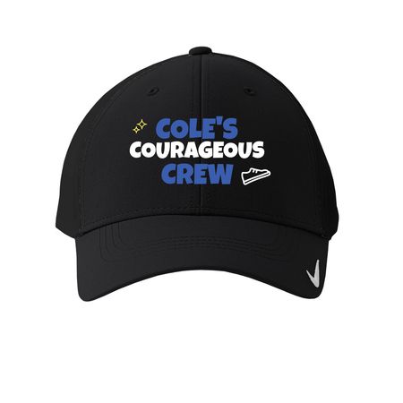 Cole's Courageous Crew, a Black Printed Nike Dri-FIT Legacy Performance Cap