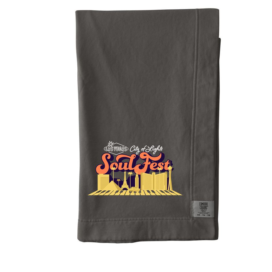 Soul Fest Blanket, a Pepper Comfort Colors Blanket