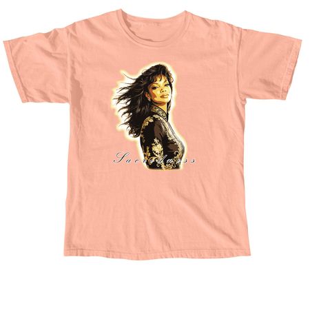 Sacredness of the Female, a Neon Cantaloupe Comfort Colors Unisex Tee
