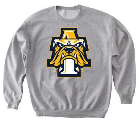 Proud Aggie, a Sport Grey Softstyle Crewneck Sweatshirt