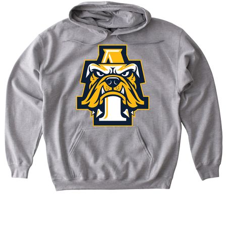 Proud Aggie, a Sport Grey Gildan Softstyle Pullover Hoodie
