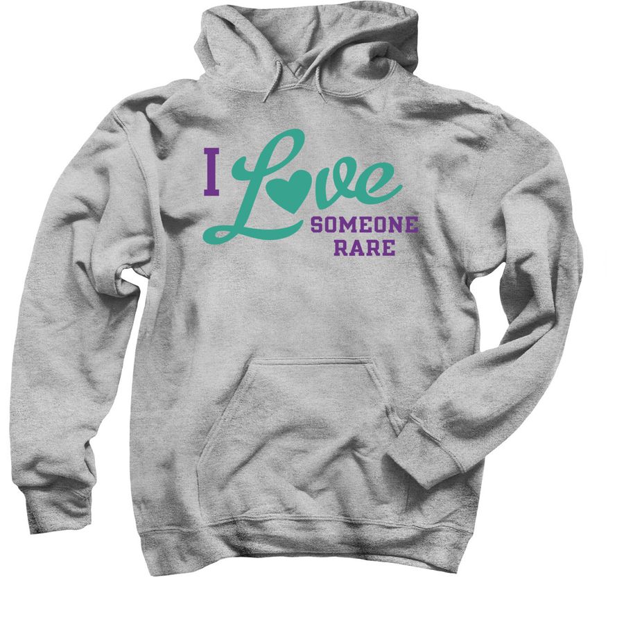Kleefstra Syndrome Awareness, a Sport Grey Pullover Hoodie