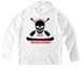 #PPM Performance Gear, a White UV Performance Long Sleeve Hoodie