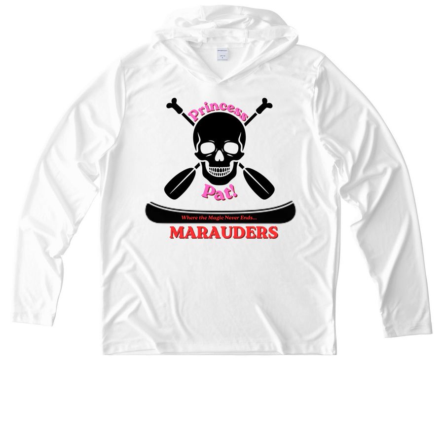 #PPM Performance Gear, a White UV Performance Long Sleeve Hoodie