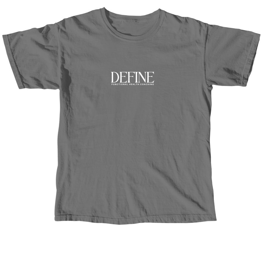 Define Comfort Tee, a Grey Comfort Colors Unisex Tee