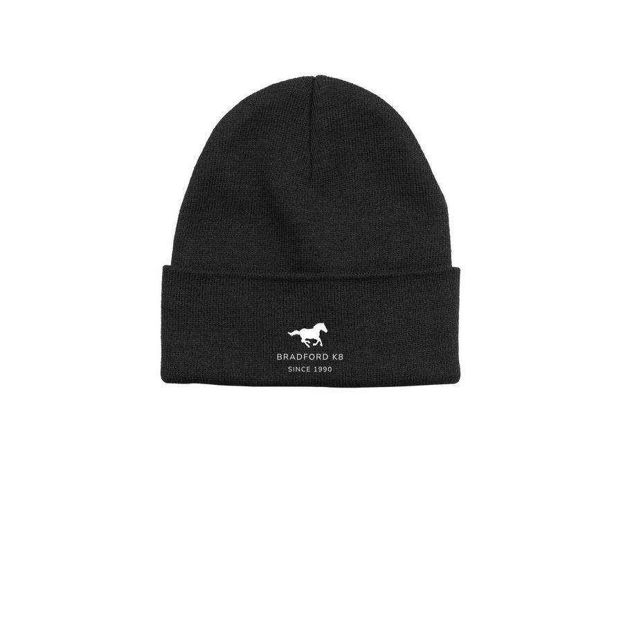 Classic Bradford Beanie, a Black Printed Base Camp Beanie