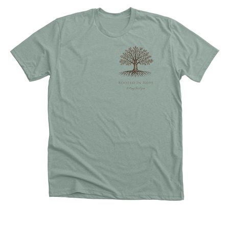Hope For Ezra, a Heather Sage Premium Unisex Tee
