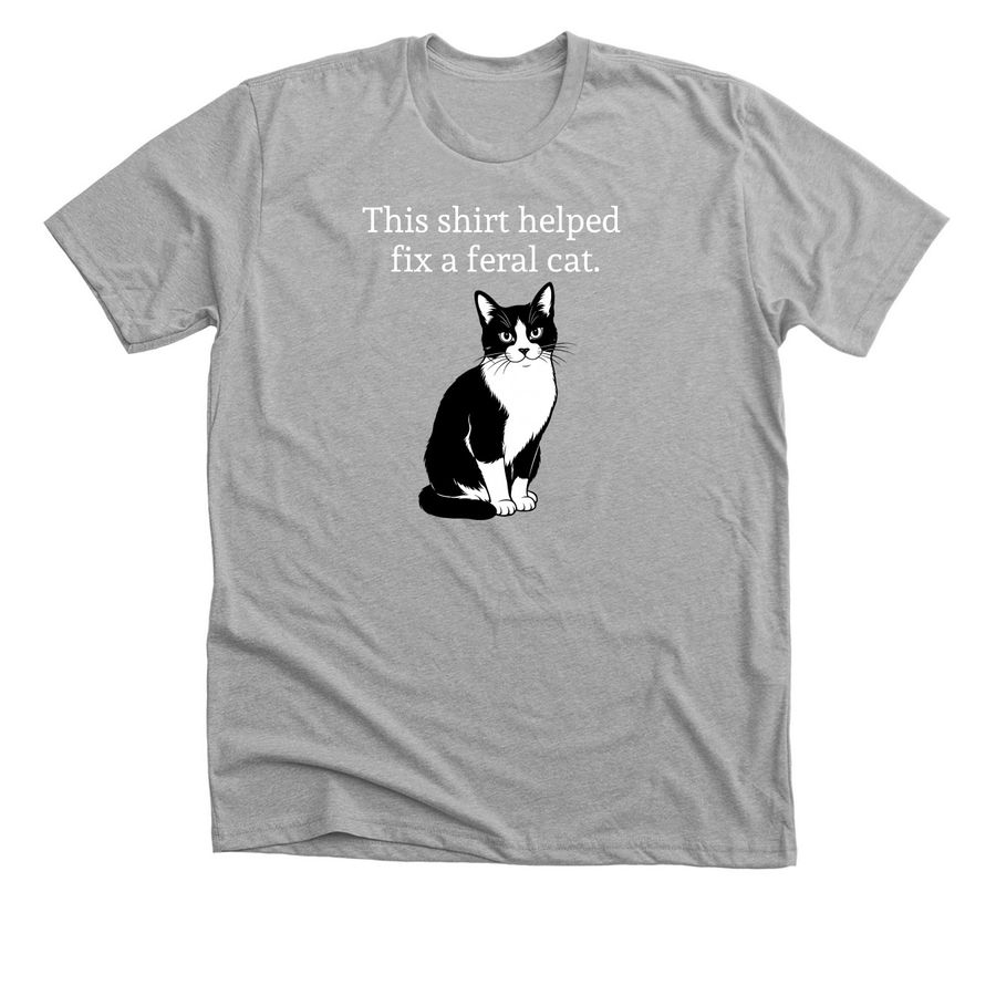 TNVR - Fundraiser&nbsp;, a Athletic Heather Premium Unisex Tee