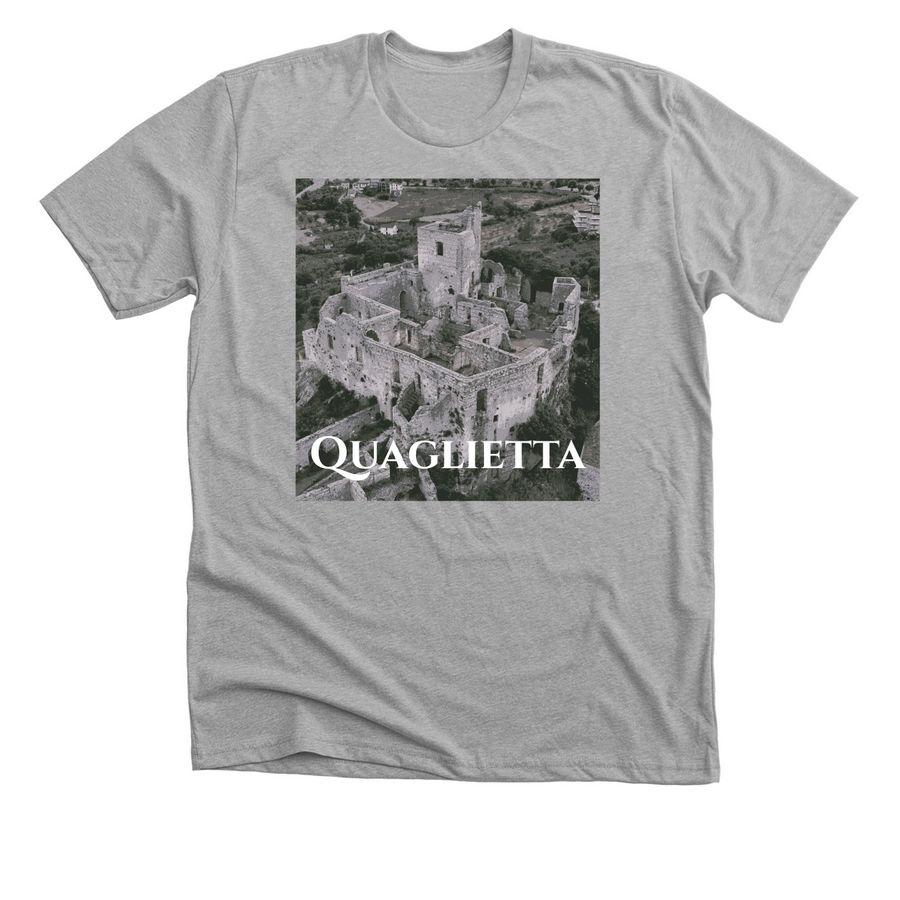 Castelo di Quaglietta&nbsp;, a Athletic Heather Premium Unisex Tee