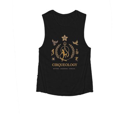Cirqueology, a Black Women's Muscle Tank