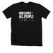 God Loves All People. So Do We. (w/ UMC logo), a Solid Black Blend Premium Unisex Tee