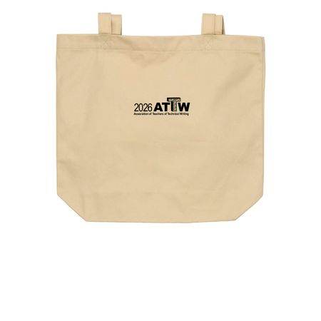 ATTW '26, a Oyster Organic Cotton Tote Bag