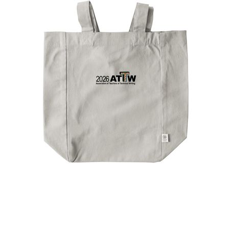 ATTW '26, a Natural Recycled Cotton Tote Bag