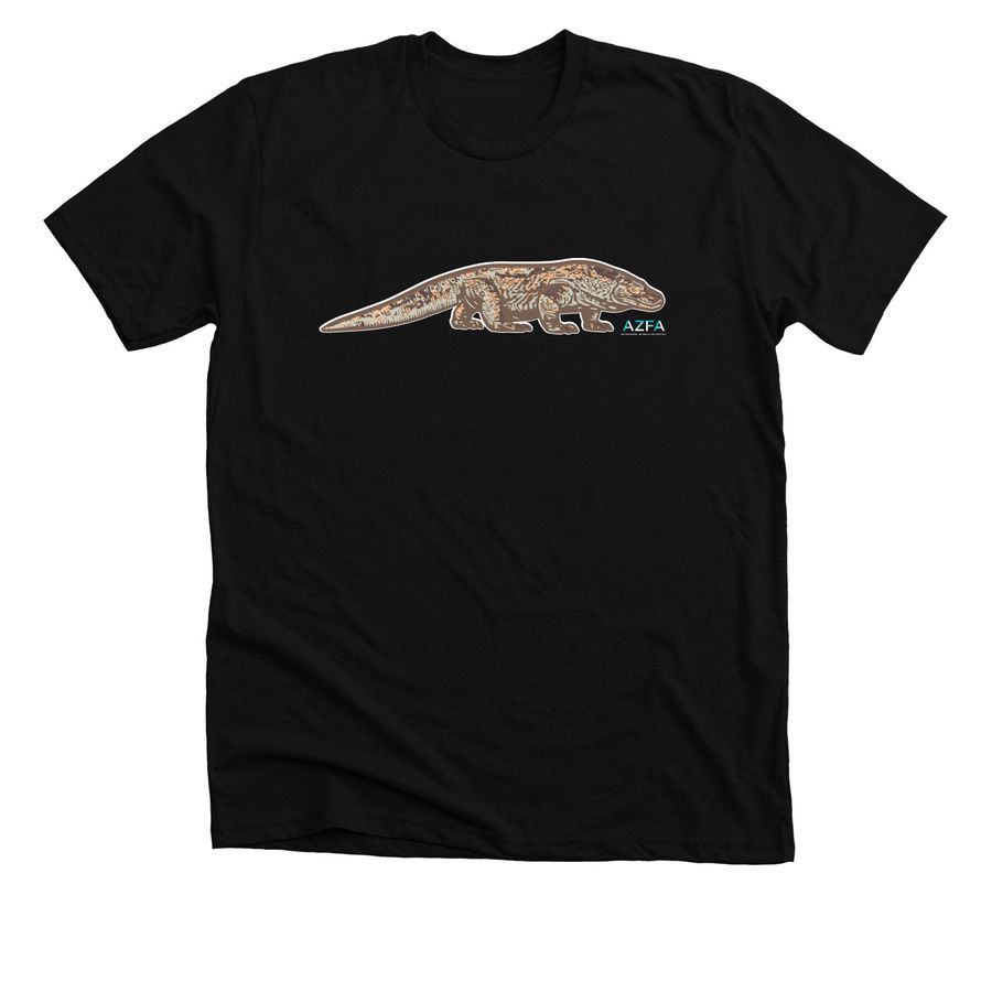 Komodo Dragon - AZFA, a Solid Black Blend Premium Unisex Tee