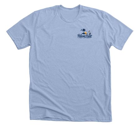 Make Your Own Waves ? Adventures at Pelican, a Heather Baby Blue Premium Unisex Tee