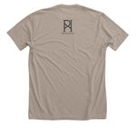 Lions Roaring T-Shirt, a Heather Stone Premium Unisex Tee (back-view)
