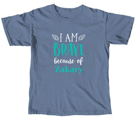 Brave, a Blue Jean Comfort Colors Unisex Tee