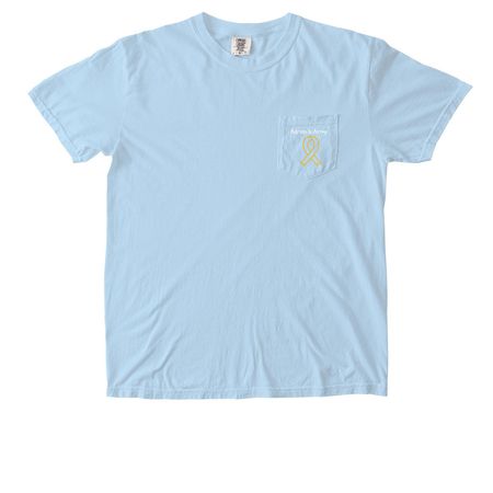 Adrian?s Army, a Chambray Comfort Colors Pocket Tee
