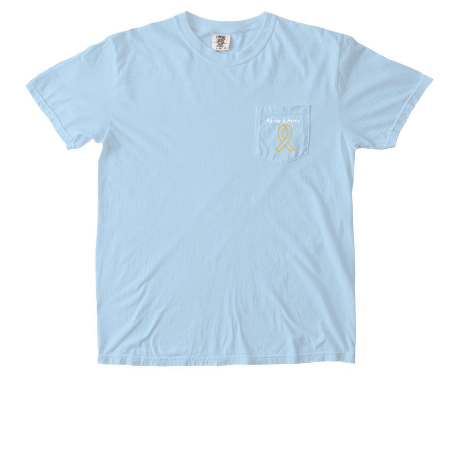 Adrian?s Army, a Chambray Comfort Colors Pocket Tee