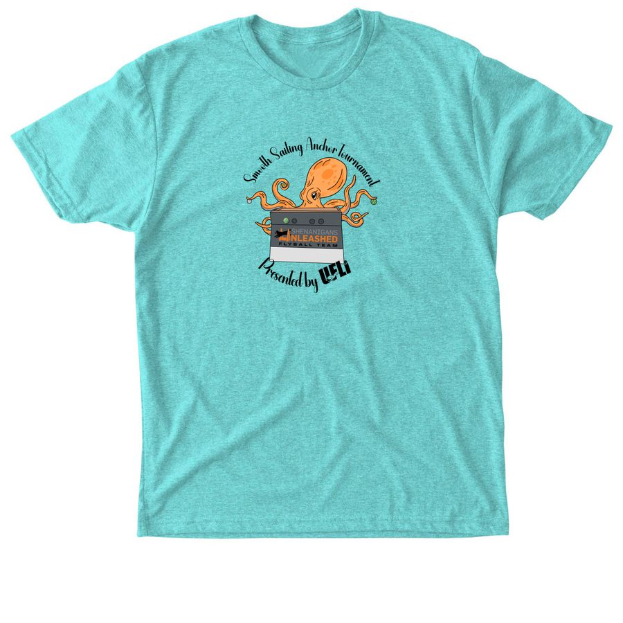 Smooth Sailing!, a Tahiti Blue Triblend Unisex Tee