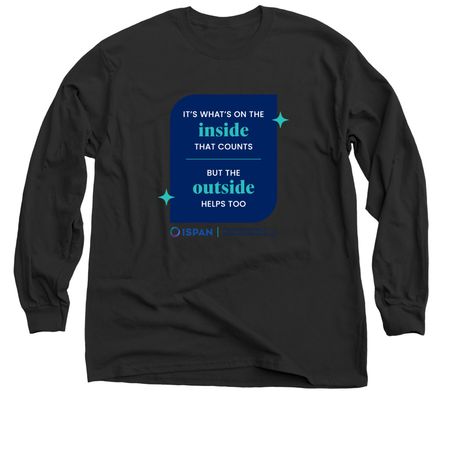 Inside / Outside, a Black Classic Long Sleeve Tee