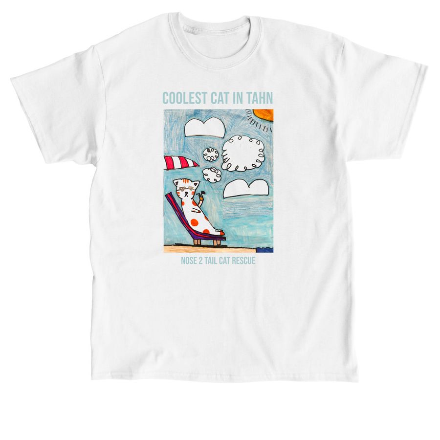 Coolest Cat in Tahn - Cecilia, a White Classic Unisex Tee