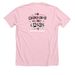 PDs are so fetch, a Heather Pink Premium Unisex Tee (back-view)