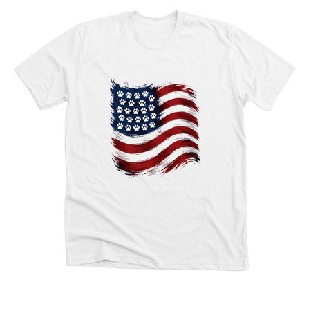 United States of Dog, a Solid White Blend Premium Unisex Tee