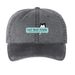 Cat Trap Fever, a Black Printed Pigment Dye Baseball Cap